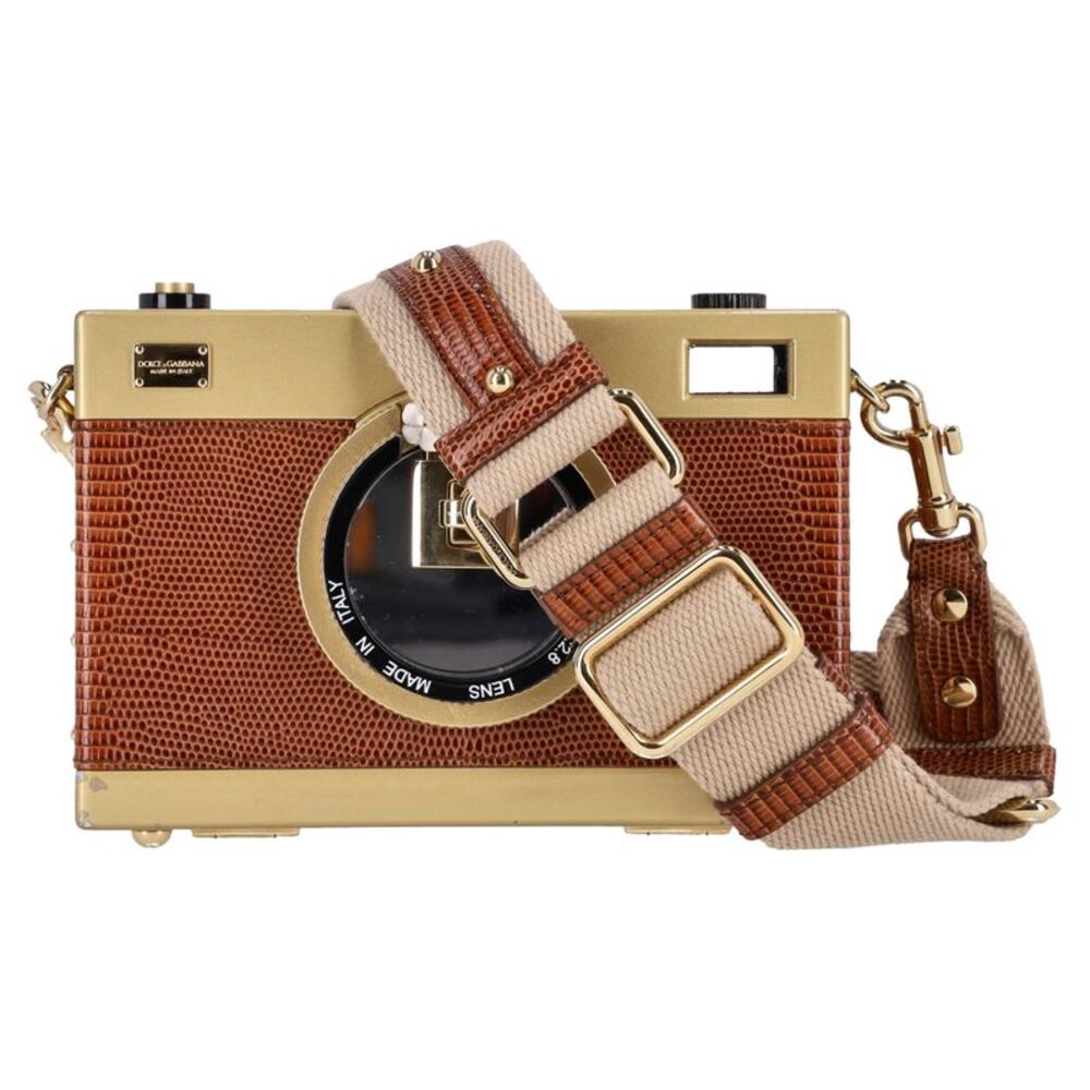 Dolce & Gabbana Lizard Skin Camera Bag